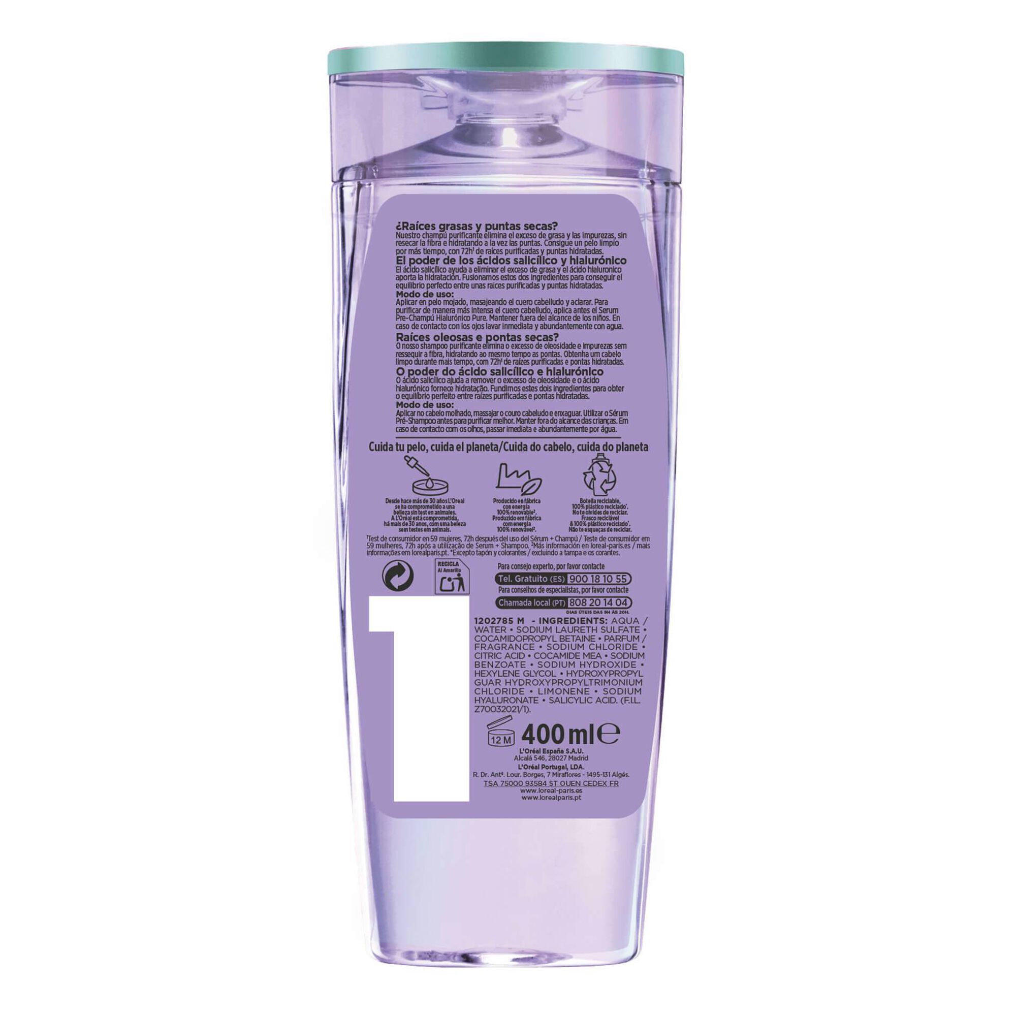 Champô Elvive Hidra Hialurónico emb. 400 ml Elvive L'Oréal Paris