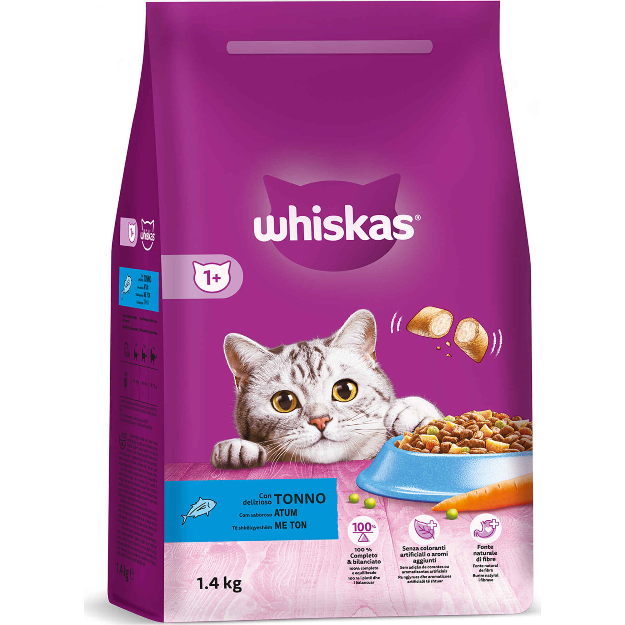 Ra&ccedil;&atilde;o para Gato Adulto Atum Whiskas