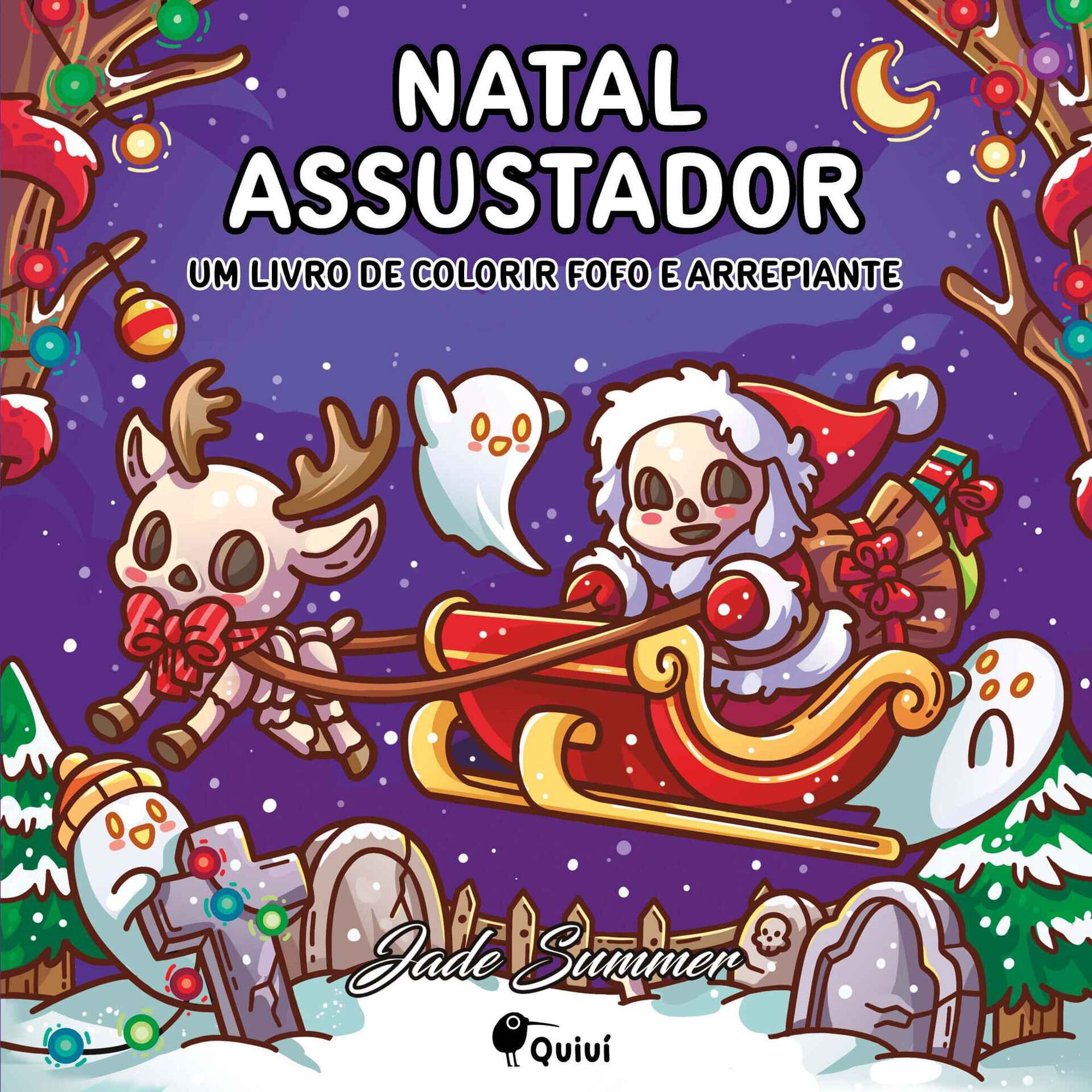 Livro de Colorir - Natal Assustador
