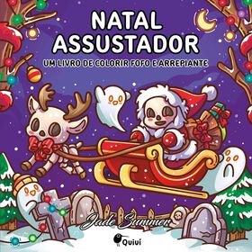 Livro de Colorir - Natal Assustador de Jade Summer