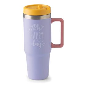 Caneca T&eacute;rmica 900ml Oh Happy Day Kasa