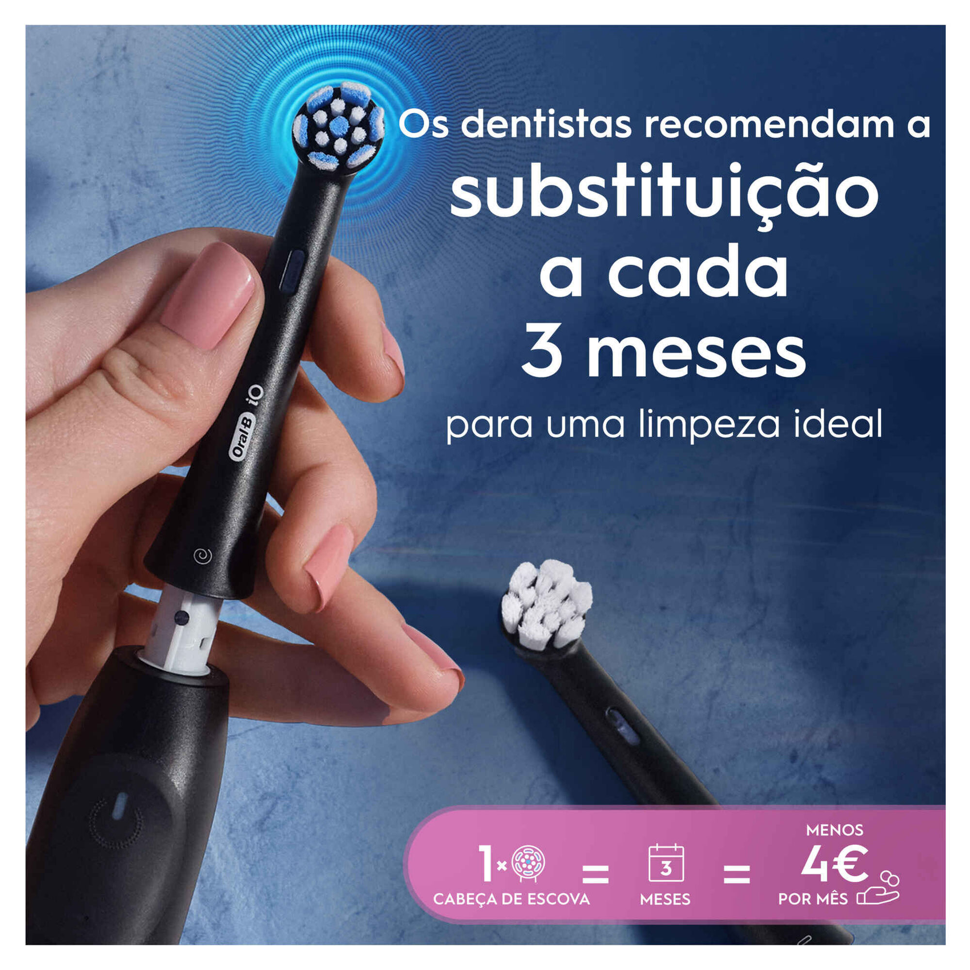 Recarga Escova de Dentes El&eacute;trica iO Gentle Care