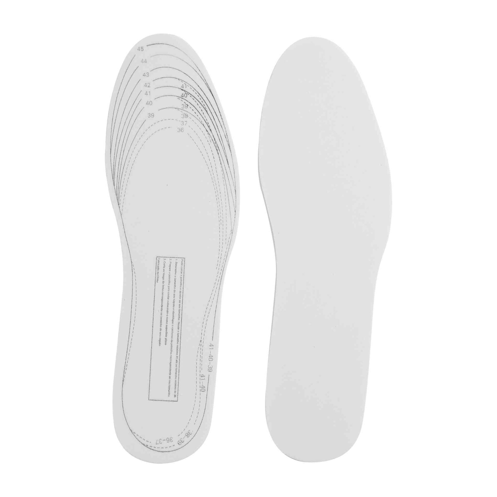 Palmilhas Memory Foam Tamanho &Uacute;nico Bazar&atilde;o