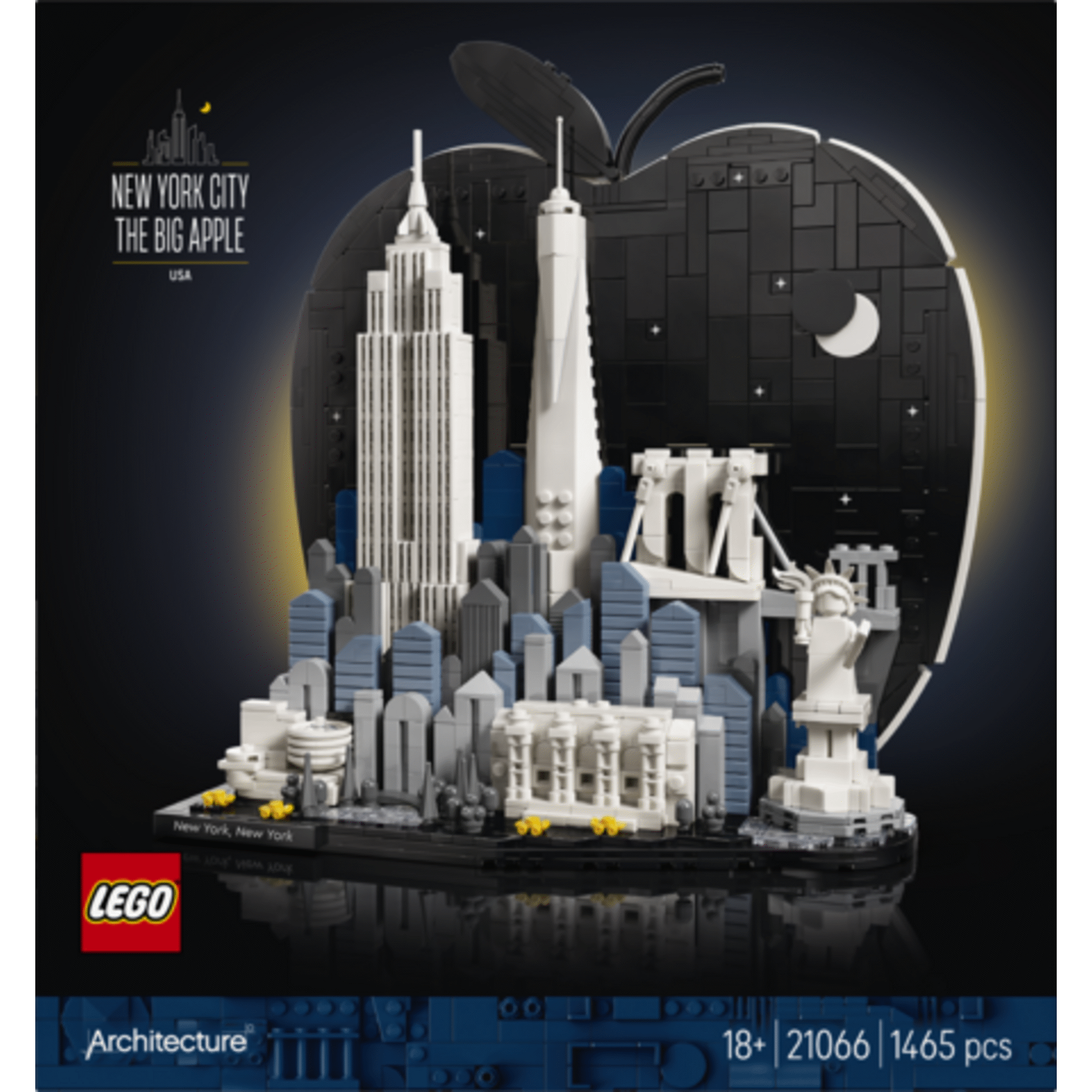 LEGO Architecture - Cidade de Nova Iorque &ndash; A Grande Ma&ccedil;&atilde; - 21066