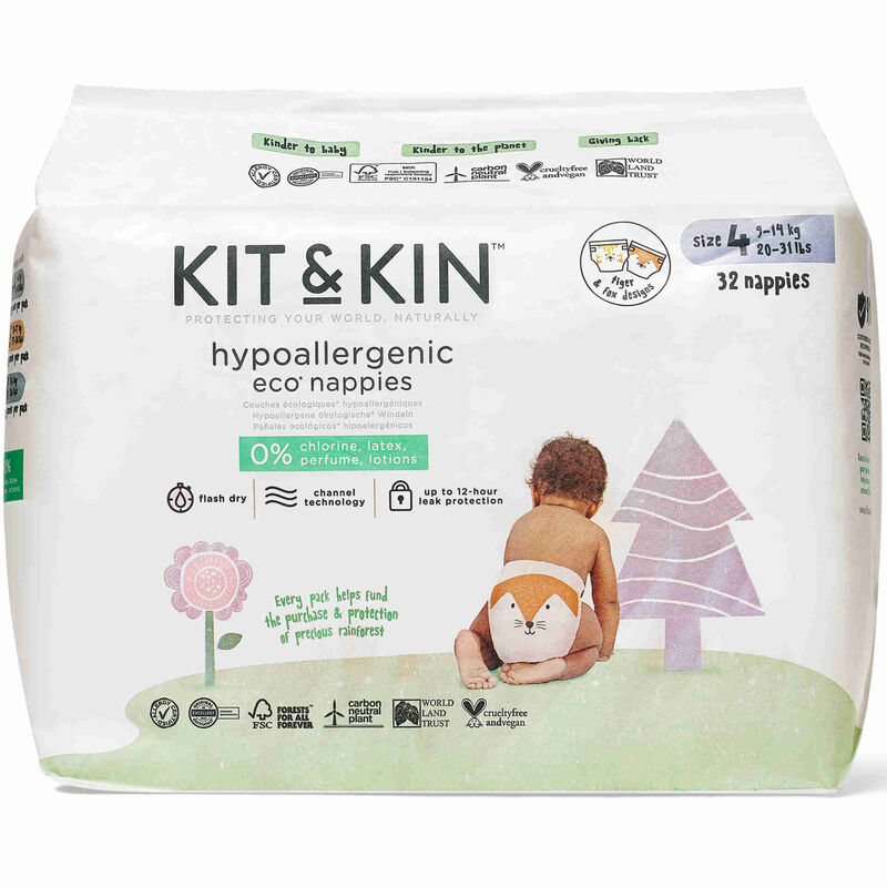 Fraldas Ecológicas 9-14kg T4 Kit&amp;Kin