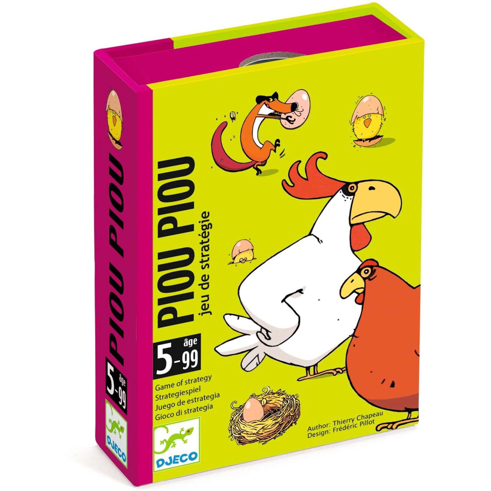 Djeco - Jogo de Cartas de Estrat&eacute;gia Piou Piou