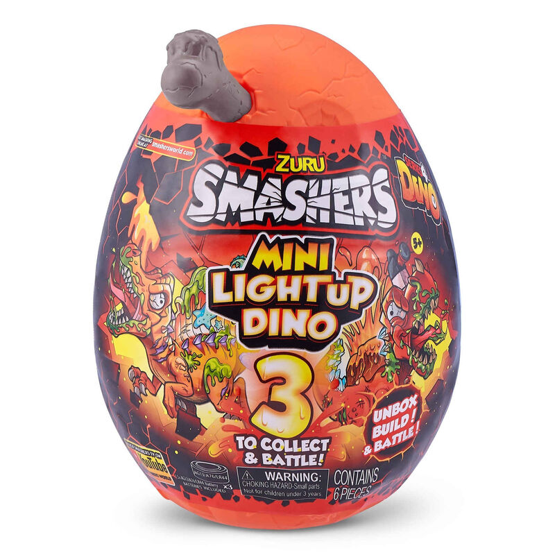 Smashers - Ovo Surpresa Mini Dino com Luz (vários modelos)