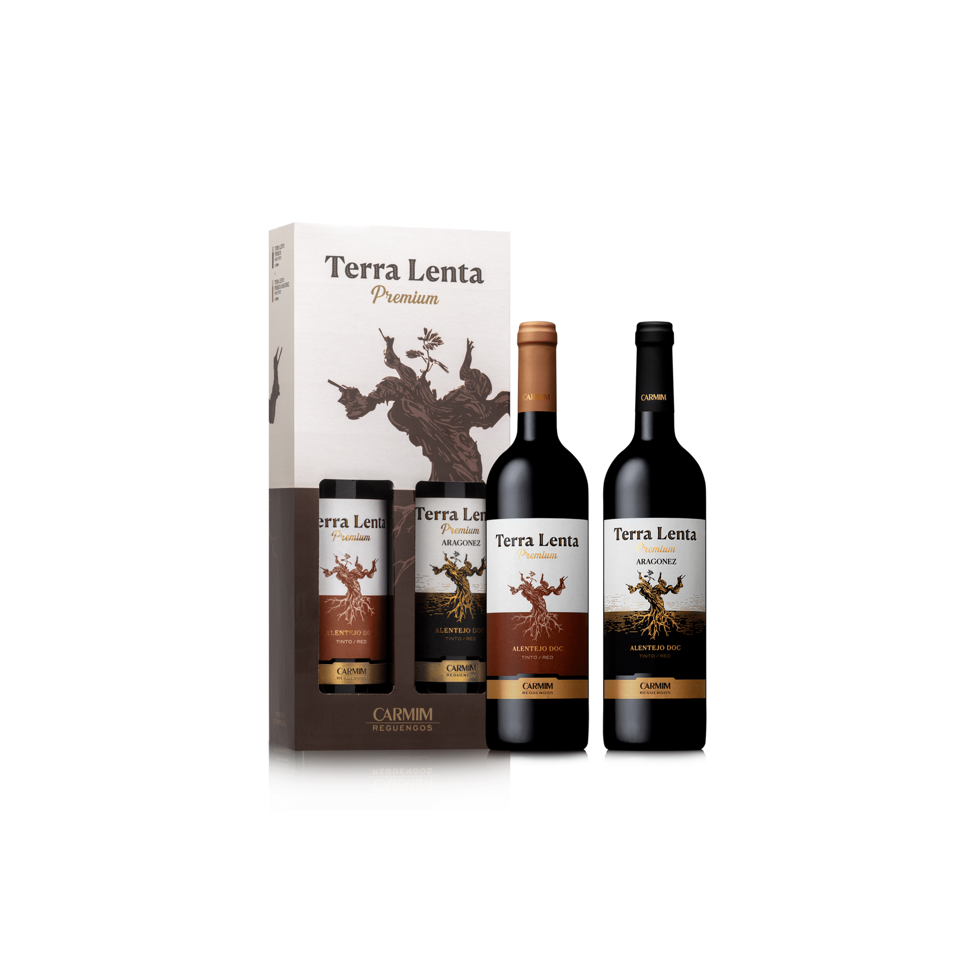 Terra Lenta Aragonez Premium DOC Alentejo e Terra Lenta Premium DOC Alentejo Vinho Tinto Conjunto Terra Lenta Aragonez Premium DOC Alentejo e Terra Lenta Premium DOC Alentejo Vinho Tinto Conjunto