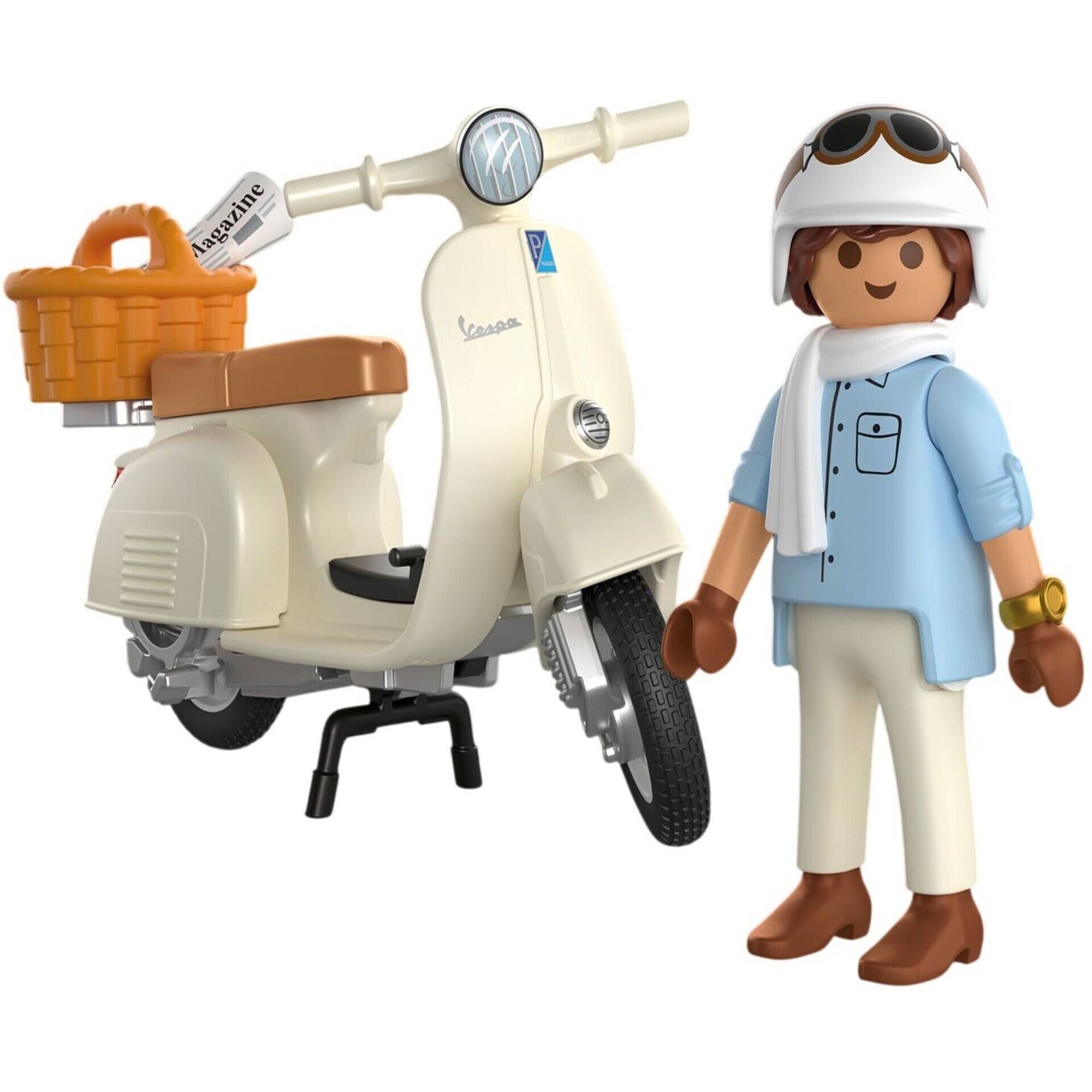 Playmobil - Vespa 80&ordm; Anivers&aacute;rio Estilo Cl&aacute;ssico