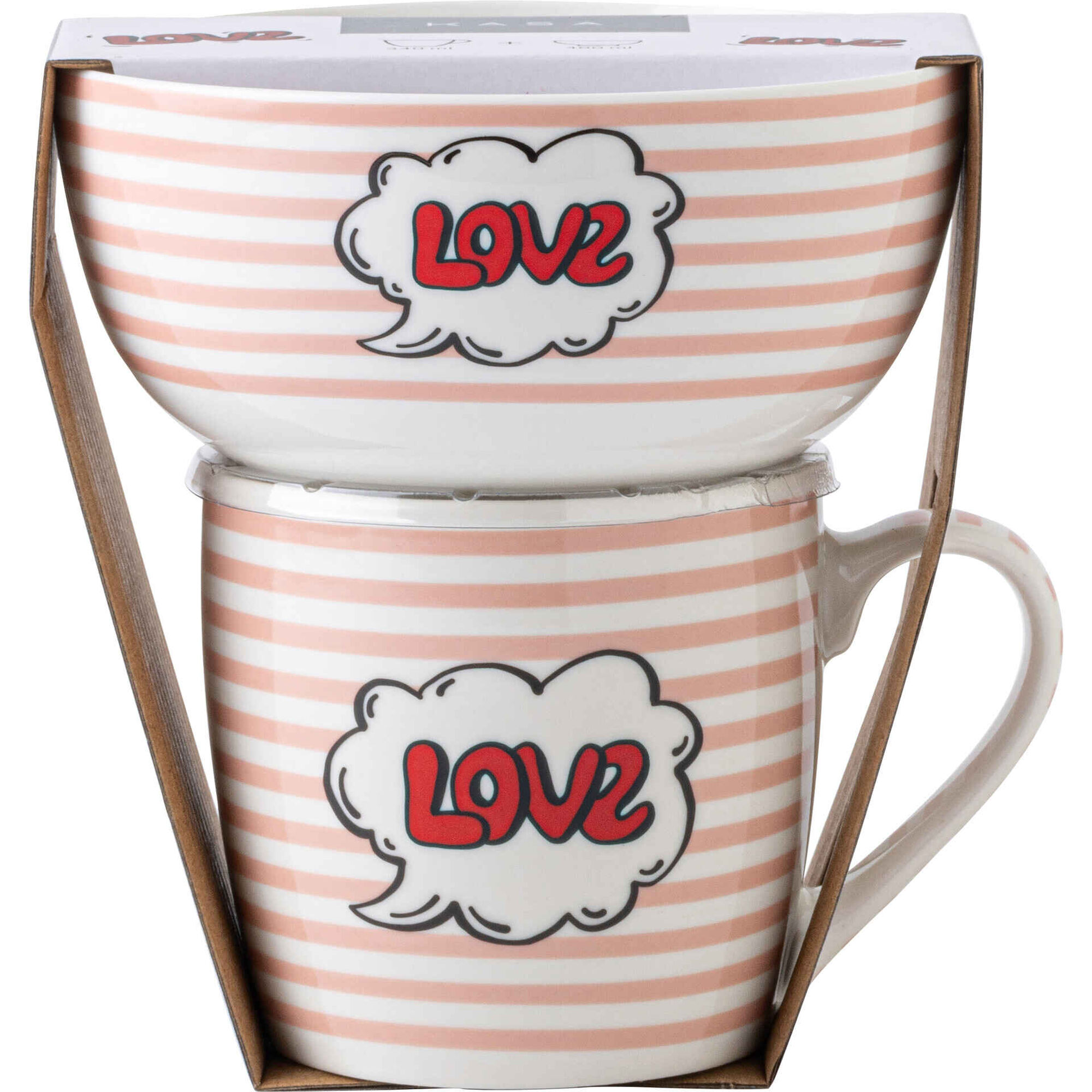 Caneca e Ta&ccedil;a Love Kasa