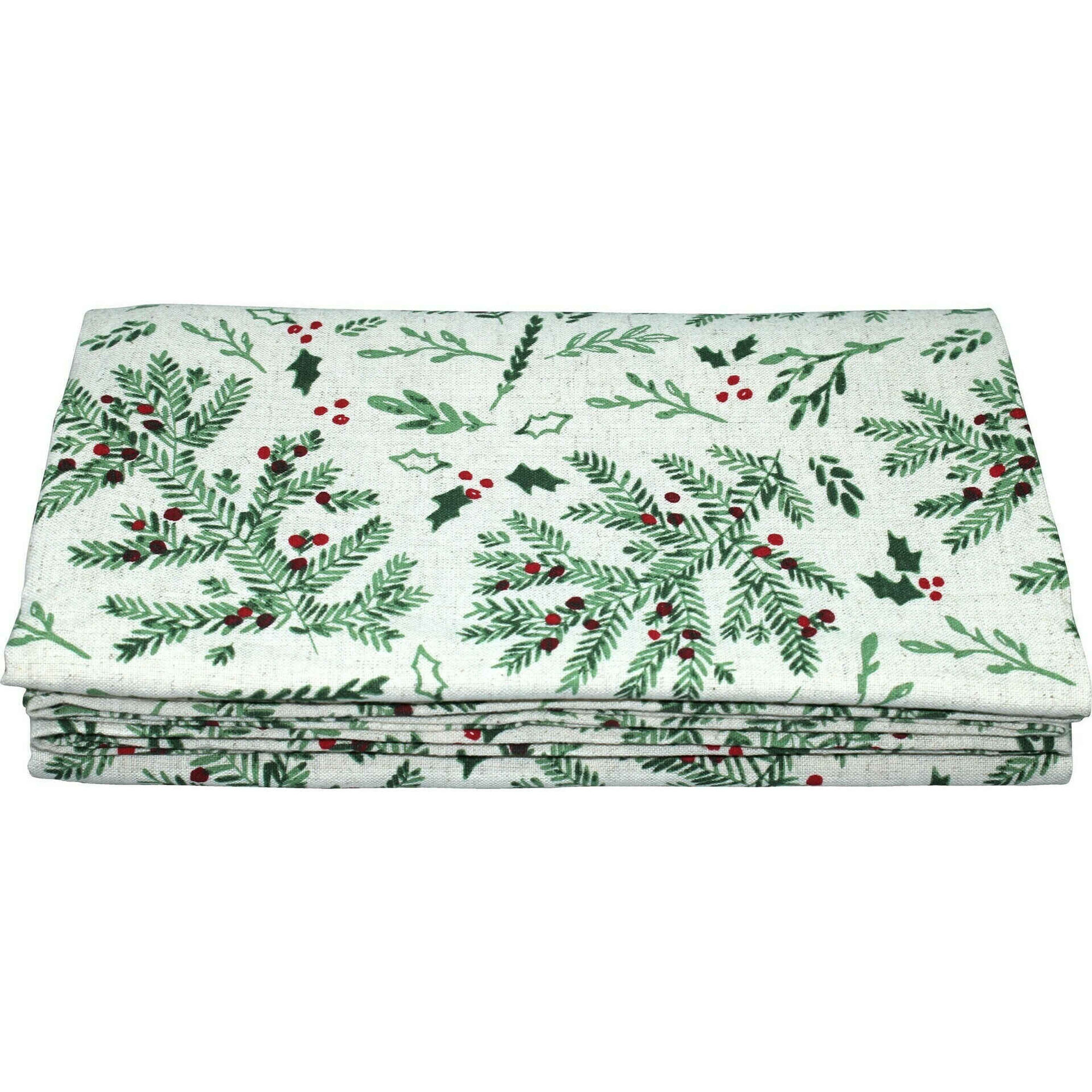 Toalha Mesa 150x250cm Azevinho