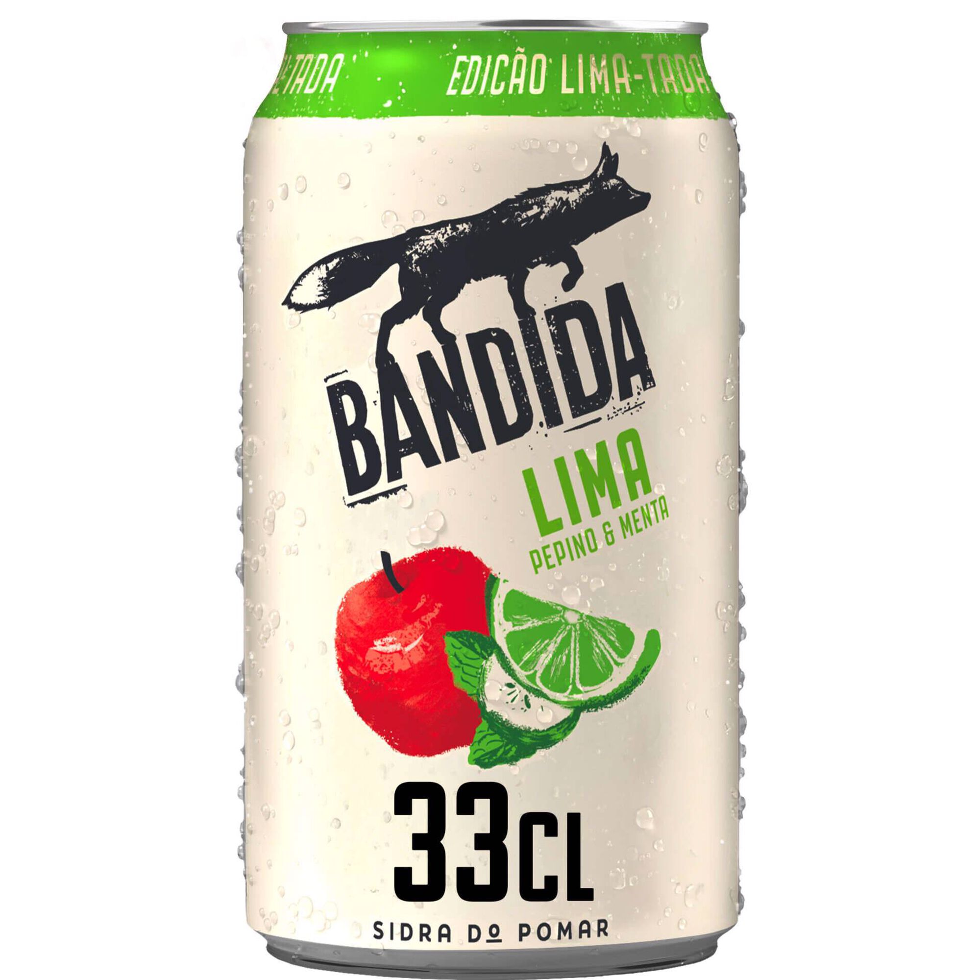 Sidra com &Aacute;lcool em Lata Lima, Pepino e Menta Bandida