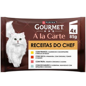 Comida H&uacute;mida para Gato Adulto Saquetas Purina Gourmet A La Carte