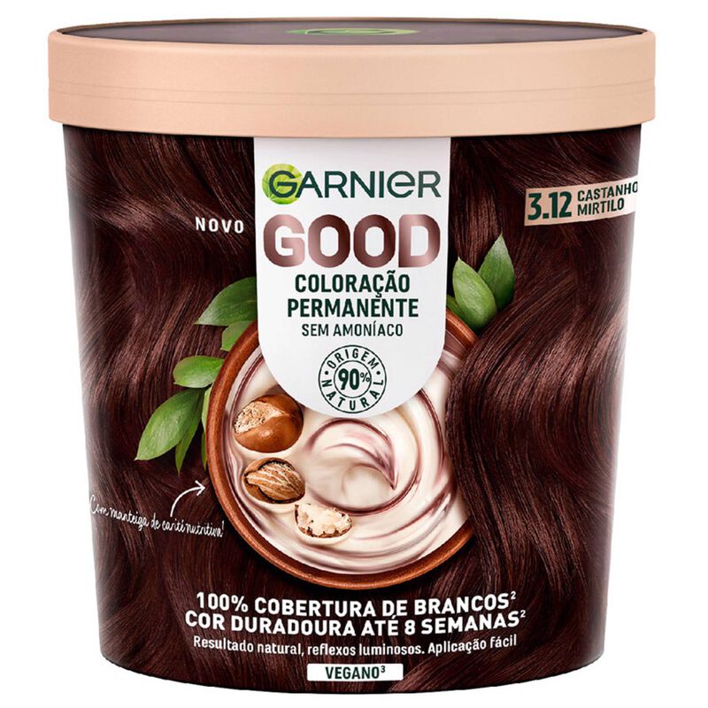 Coloração Permanente Castanho Mirtilo 3.12 Garnier Good
