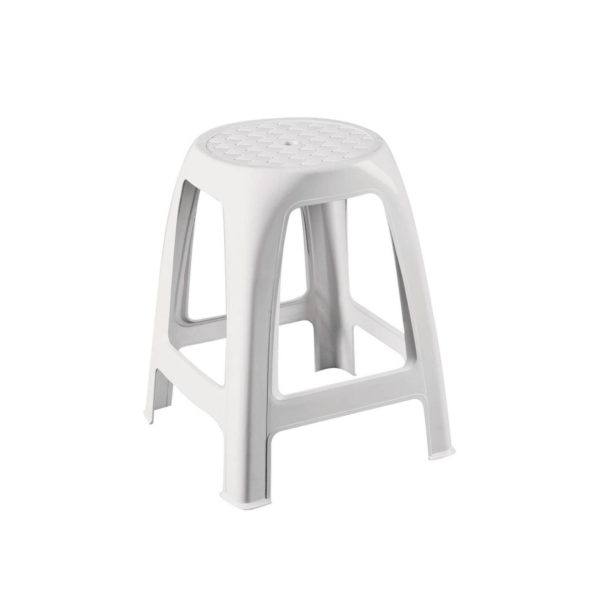 Banco de Resina Branco Joluce