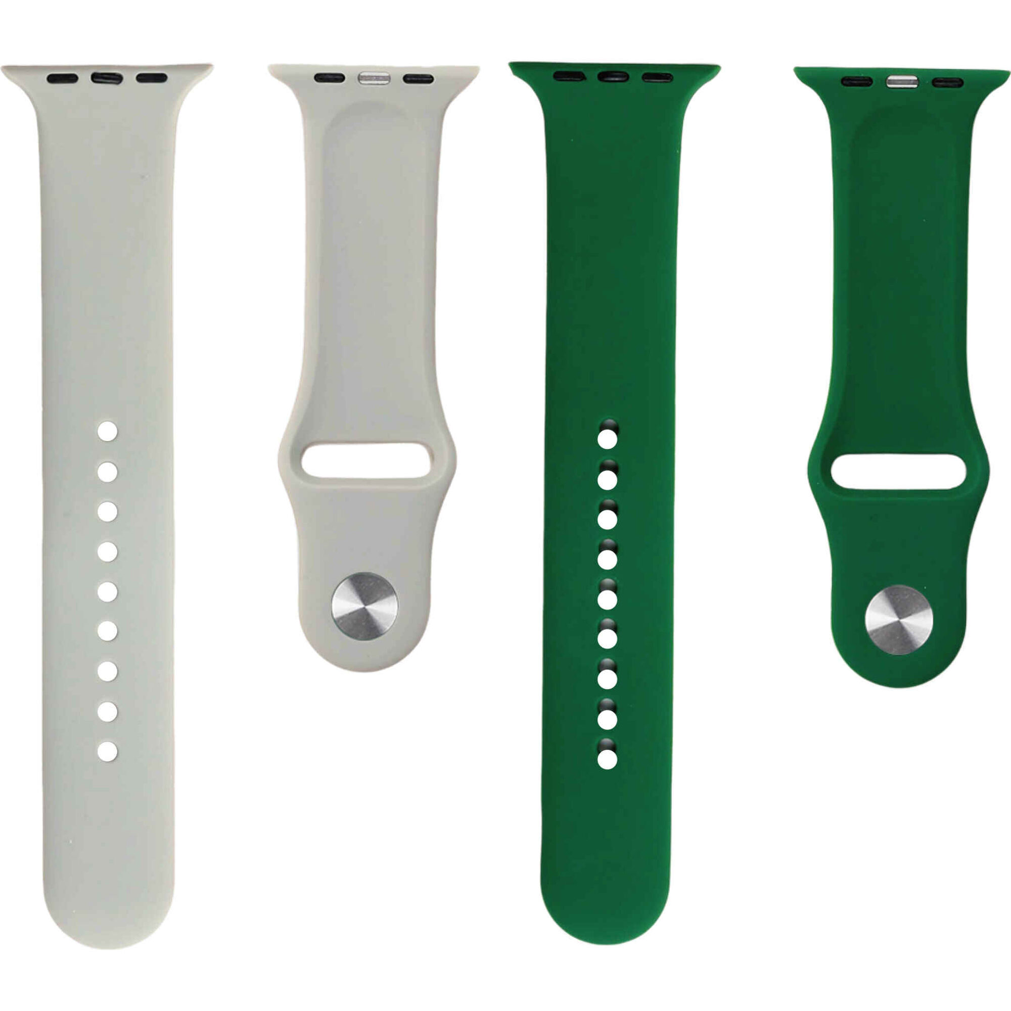 Conjunto 2 Pulseiras Smartwatch Cinza e Verde