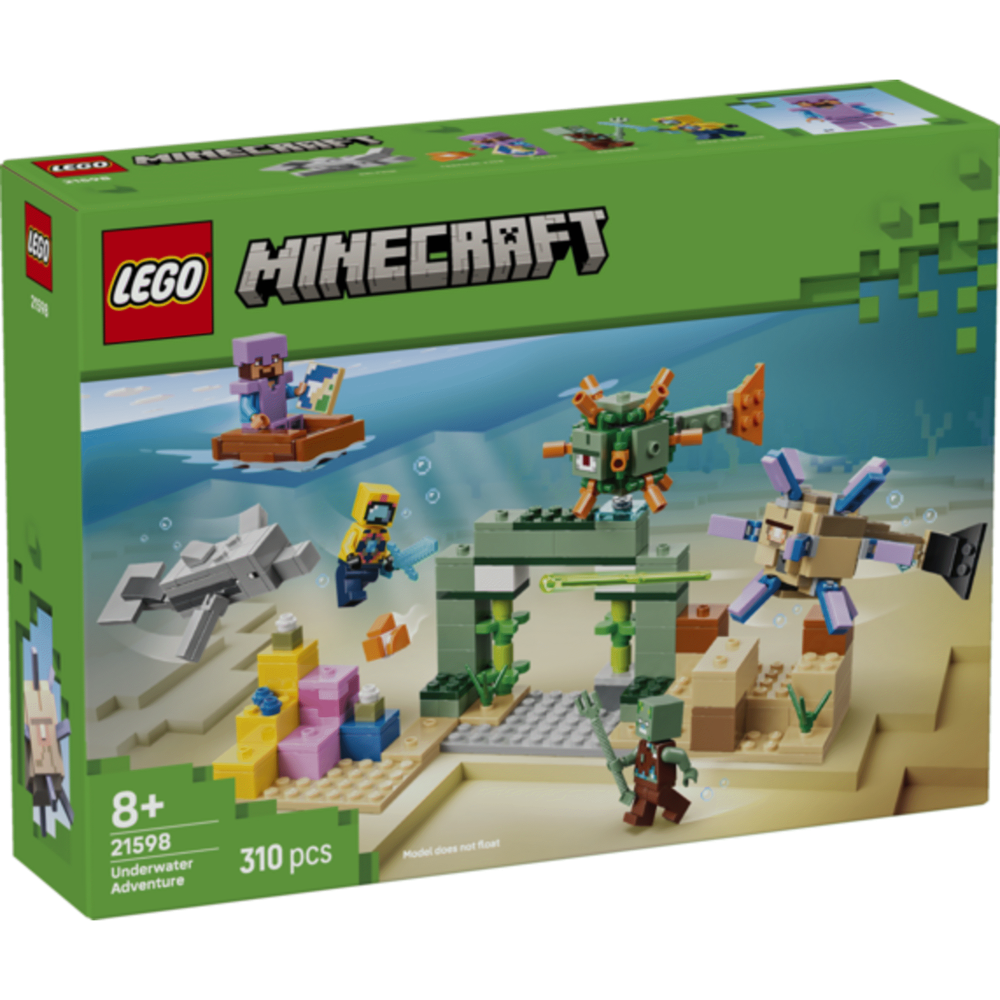 LEGO Minecraft - Aventura Subaqu&aacute;tica - 21598