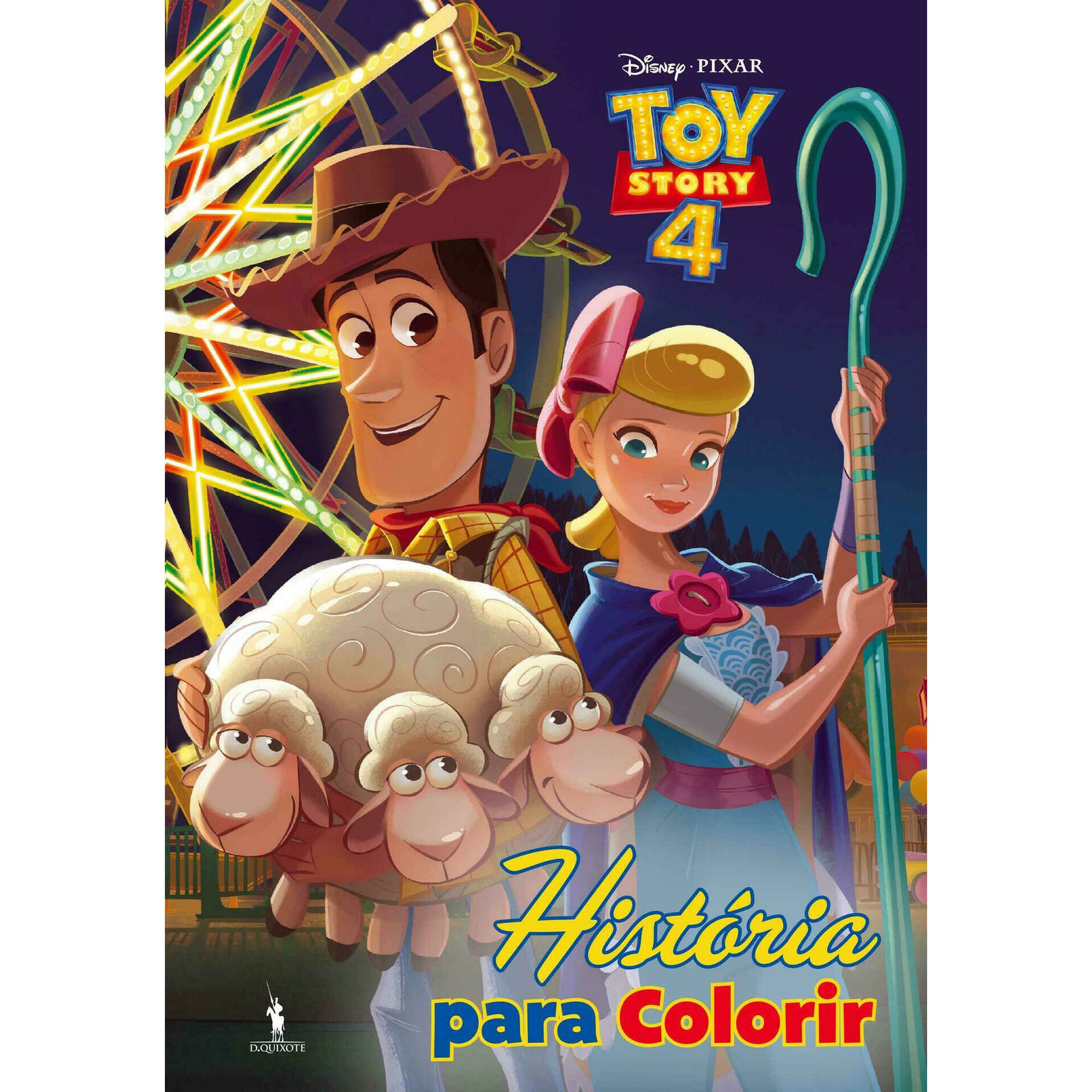 Toy Story 4 - Hist&oacute;ria para Colorir de V&aacute;rios Autores
