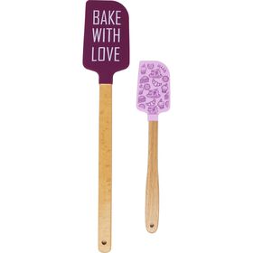 Conjunto de 2 Espátulas Bake With Love