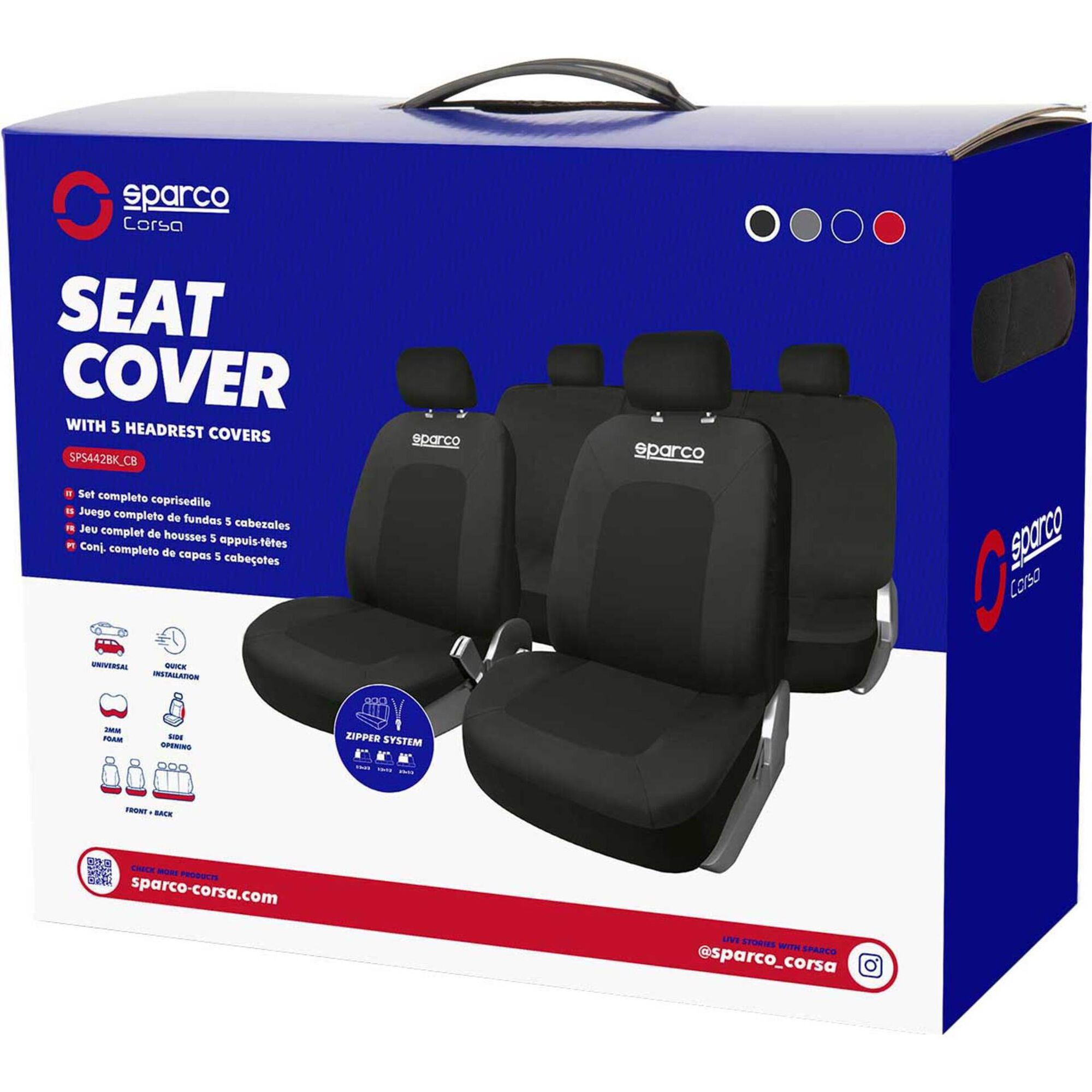 Kit Coberturas Bancos Sport Preto