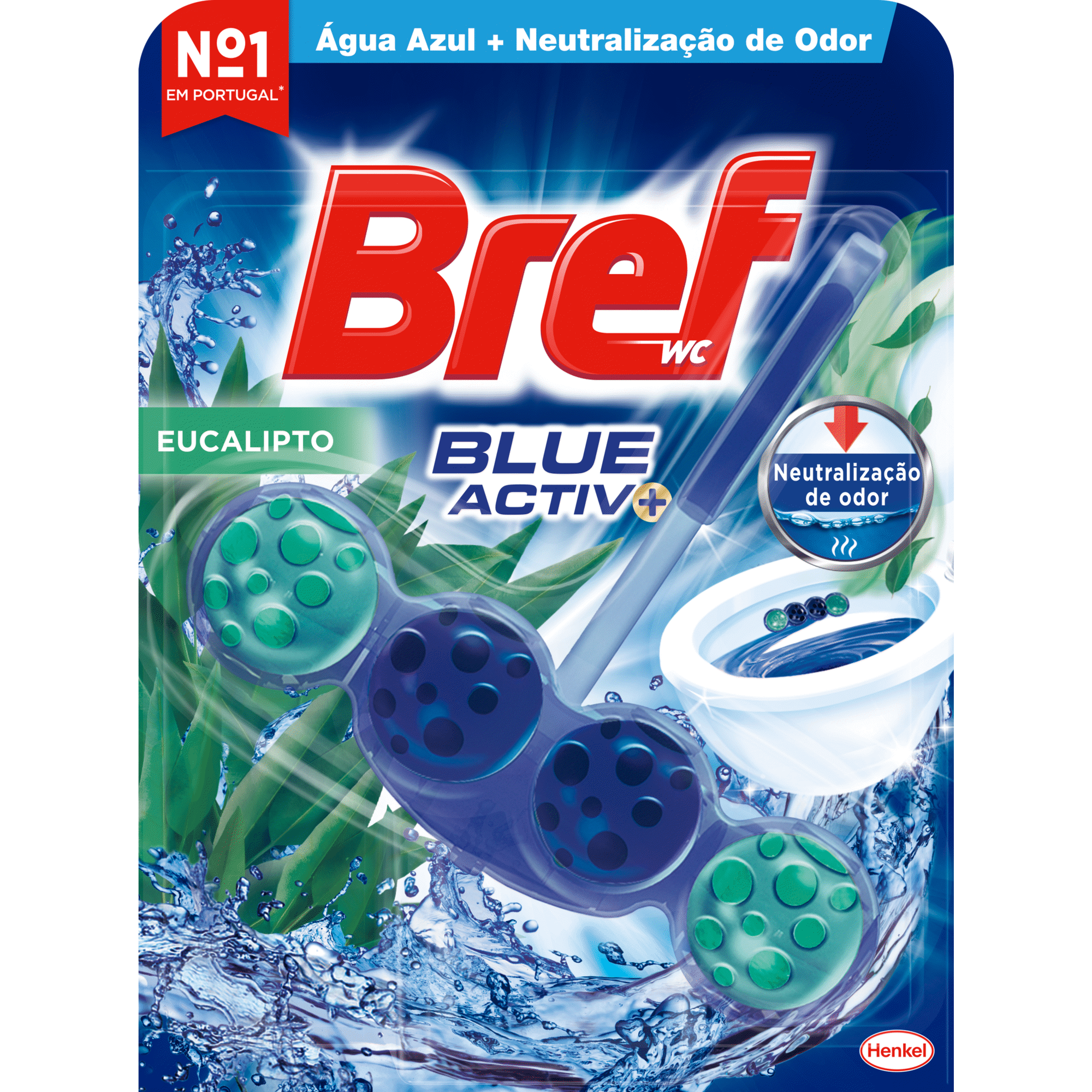 Bloco Sanit&aacute;rio Blue Activ Eucalipto Bref