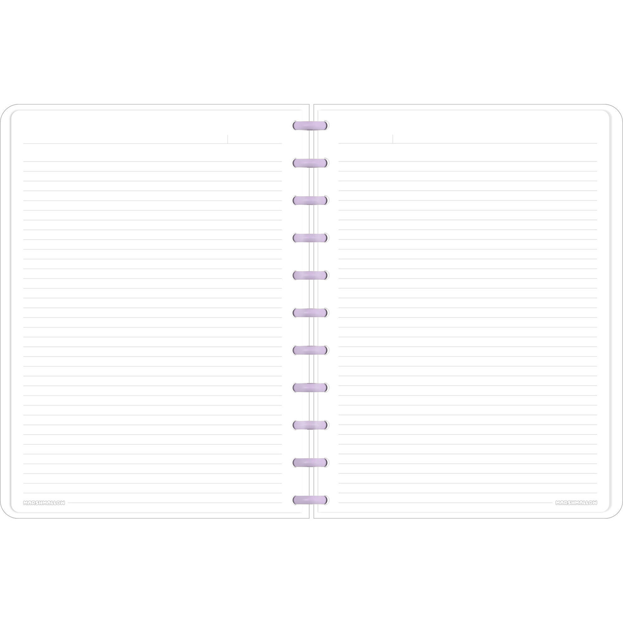 Caderno Smart Espiral A4 Pautado (v&aacute;rias cores) Marshmallow