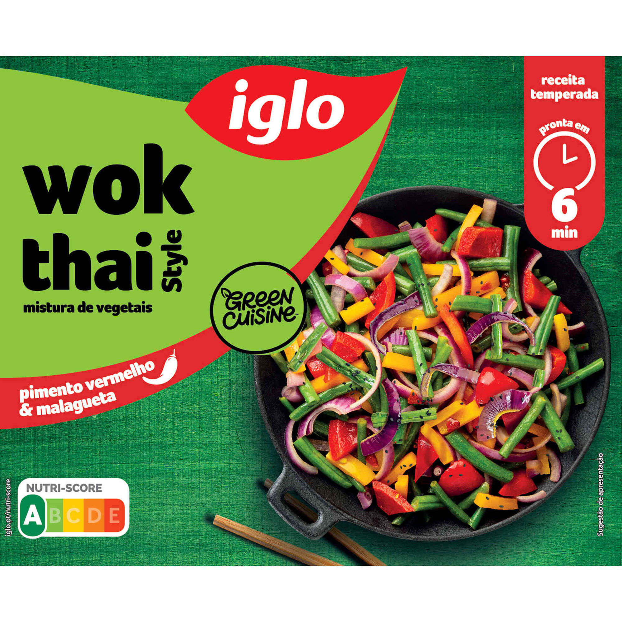 Wok Thai Pimento Vermelho e Malagueta