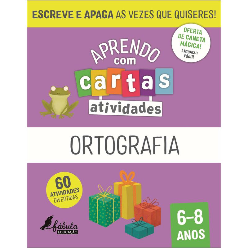 Aprendo com Cartas - Ortografia 6-8 Anos de Fábula Educação