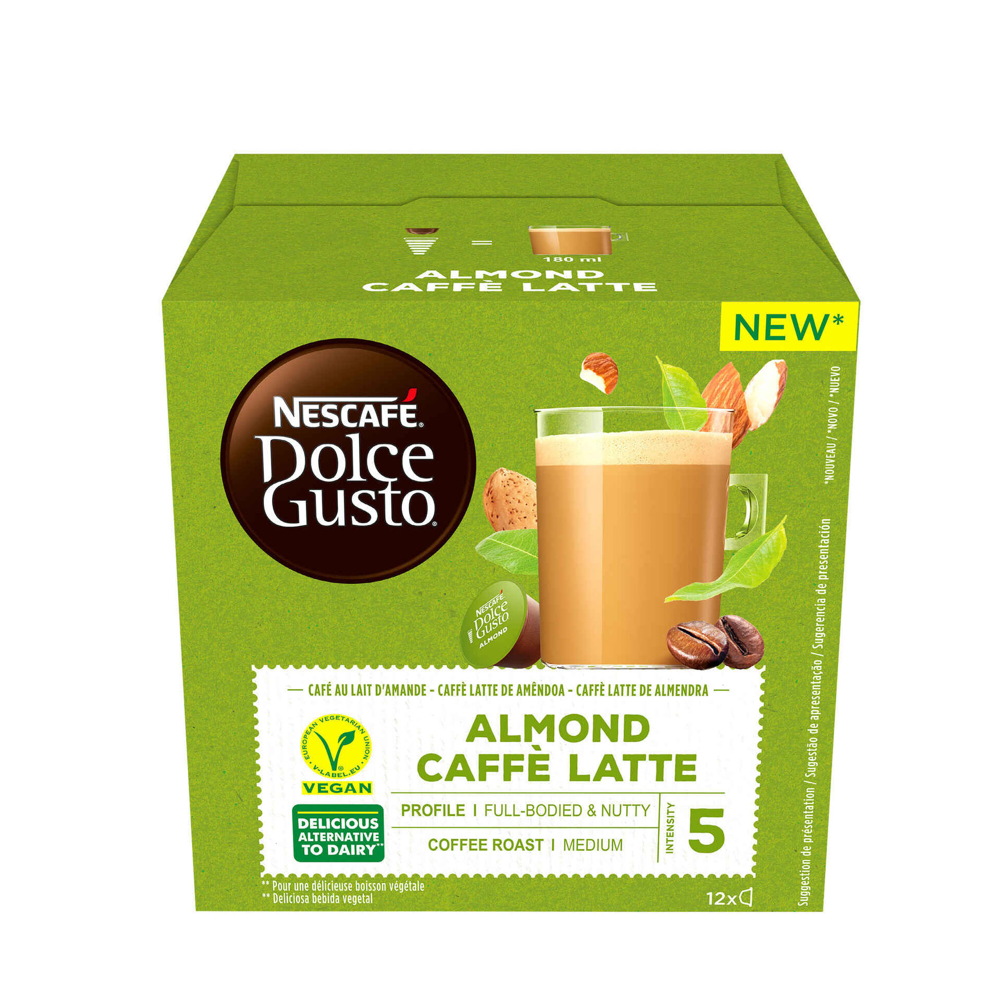 Cápsulas de Café Latte Amêndoa Int 5 Cápsulas de Café Latte Amêndoa Int 5