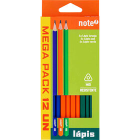Conjunto 12 L&aacute;pis Resina HB Note!