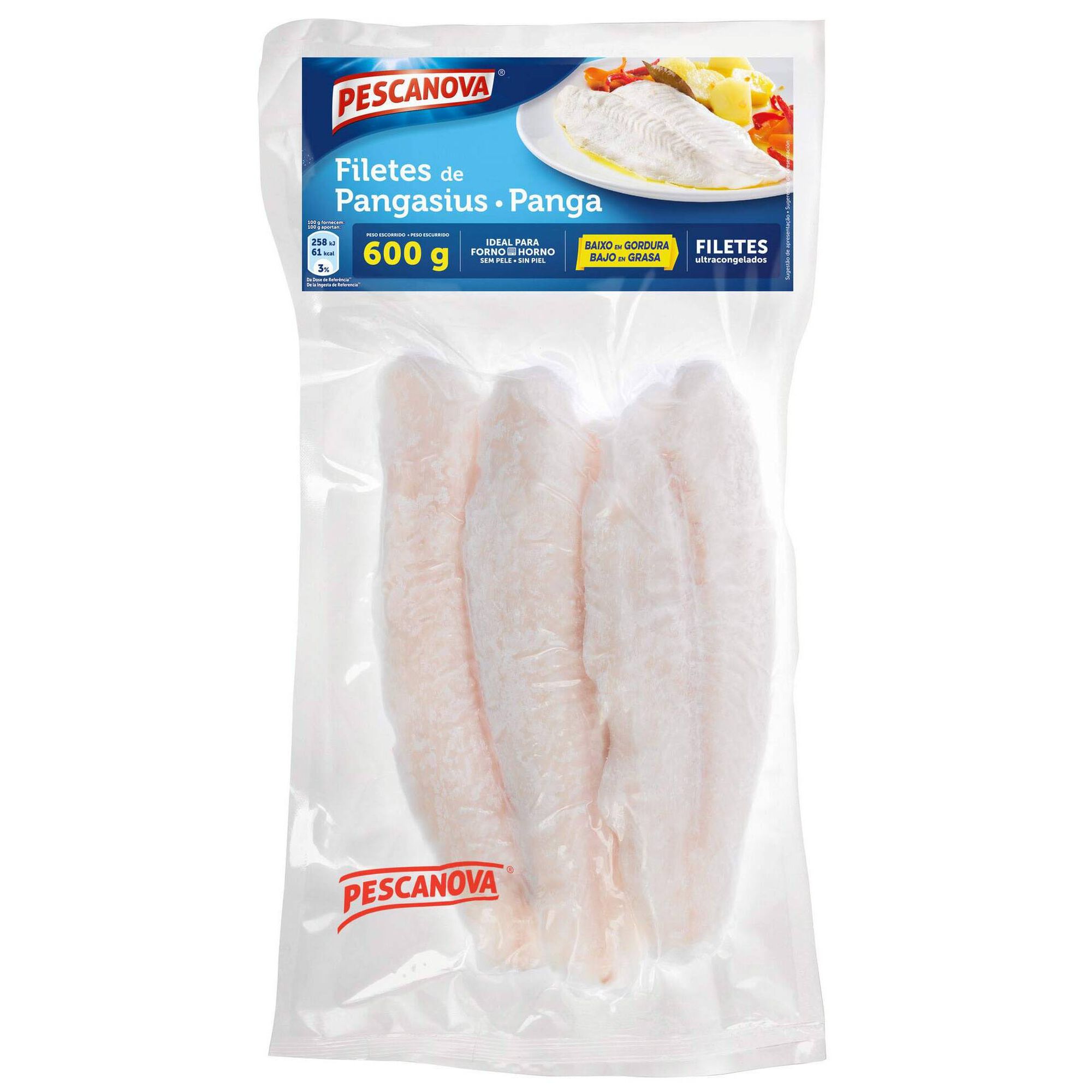 Filetes de Pangasius Ultracongelados