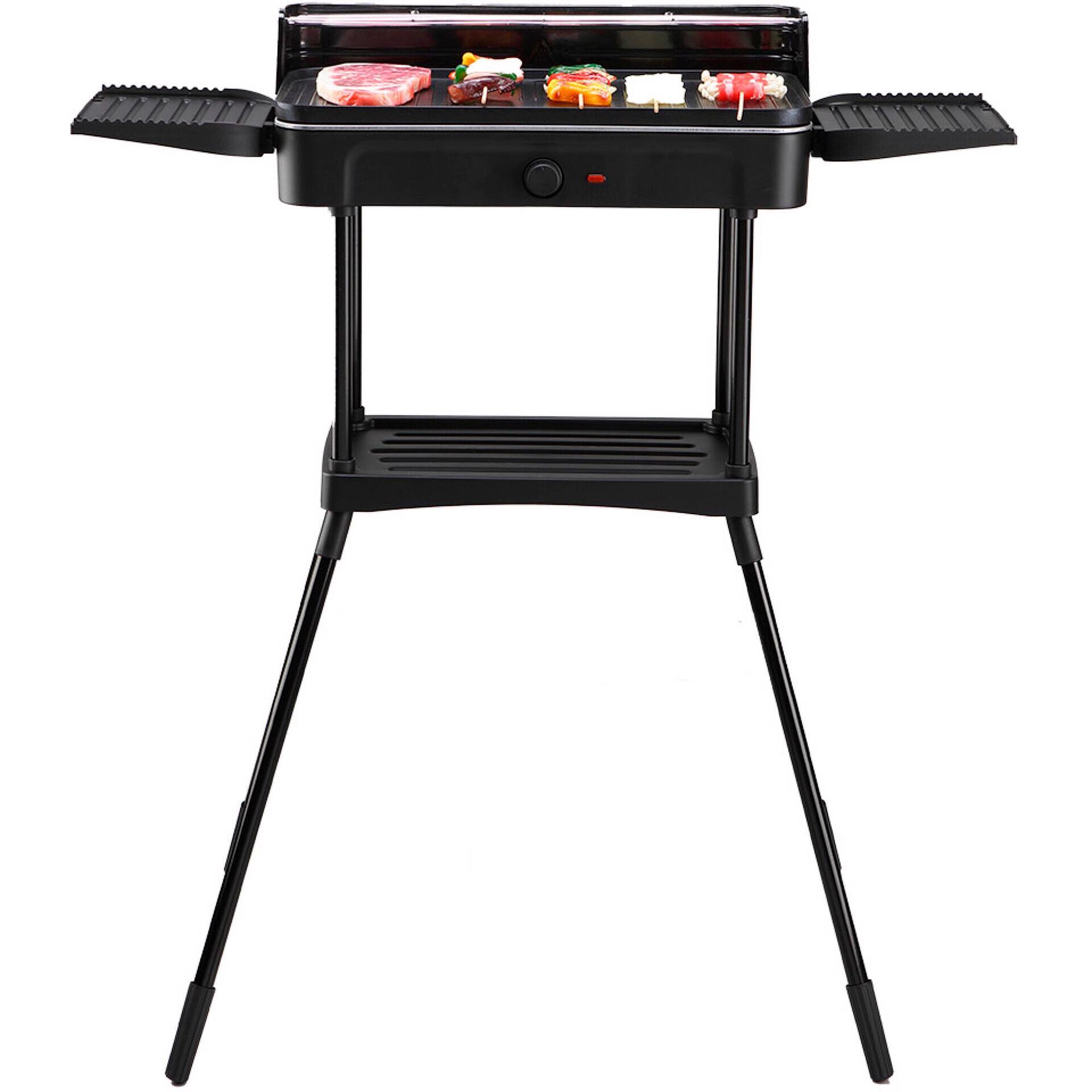 Barbecue El&eacute;trico 2200W 50x25x110cm Preto Lagos BBQ Collection
