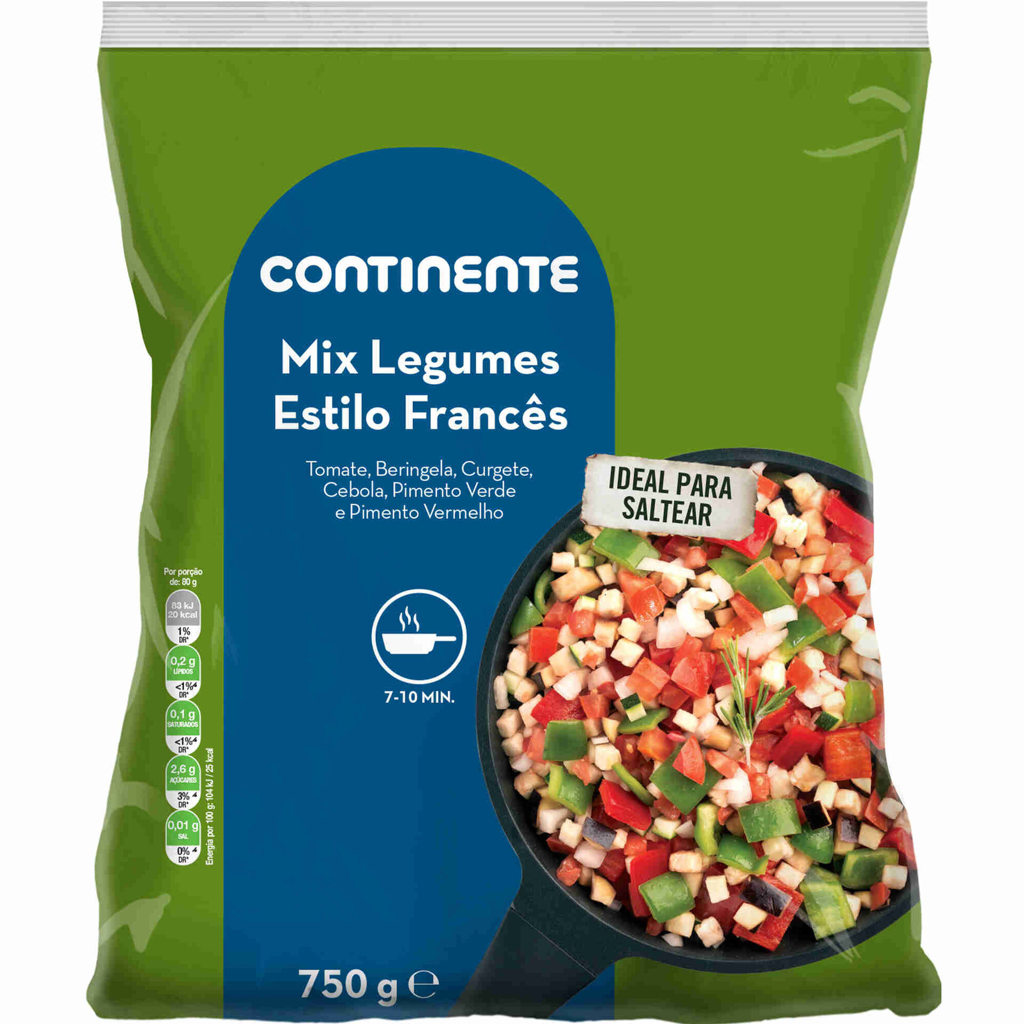 Mistura de Legumes Estilo Francês