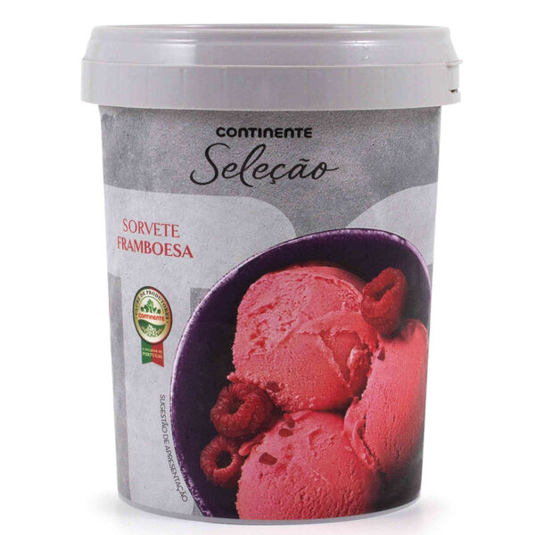 Sorbet Framboesa Continente Seleção