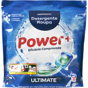 Detergente M&aacute;quina Roupa C&aacute;psulas Limpeza Ativa Continente