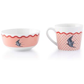 Conjunto Caneca 350ml e Taça 500ml Andorinha Cosmos Conjunto Caneca 350ml e Taça 500ml Andorinha Cosmos