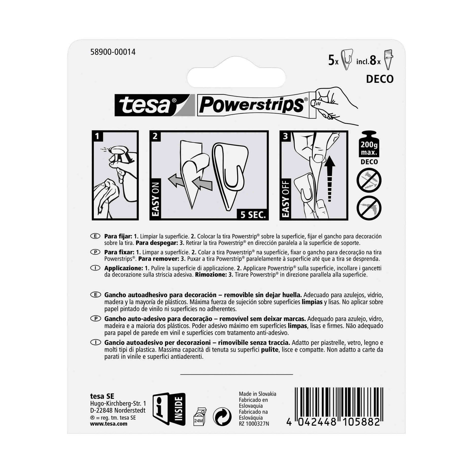 Ganchos Transparentes para Decoração