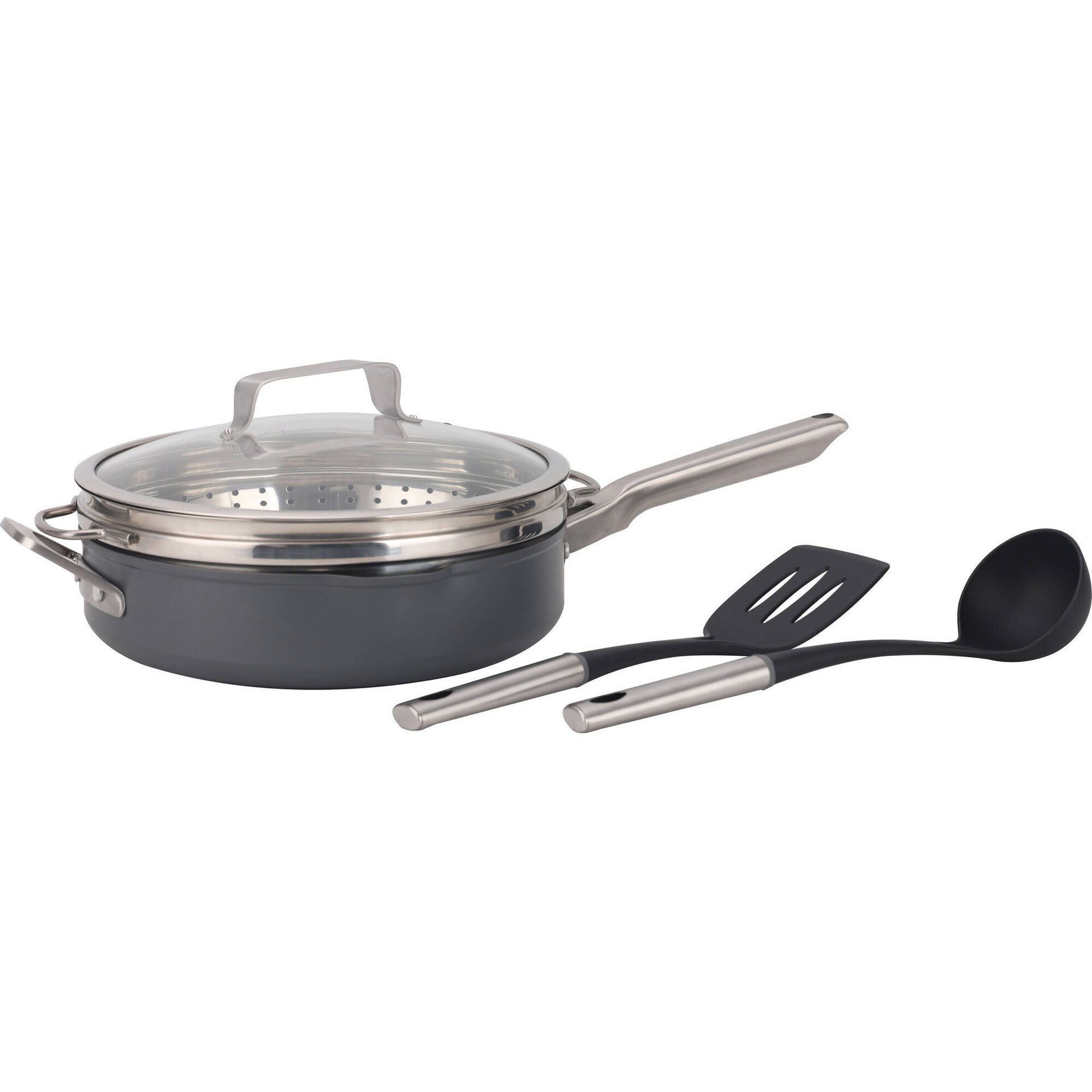 Frigideira Wok Antiaderente com Tampa