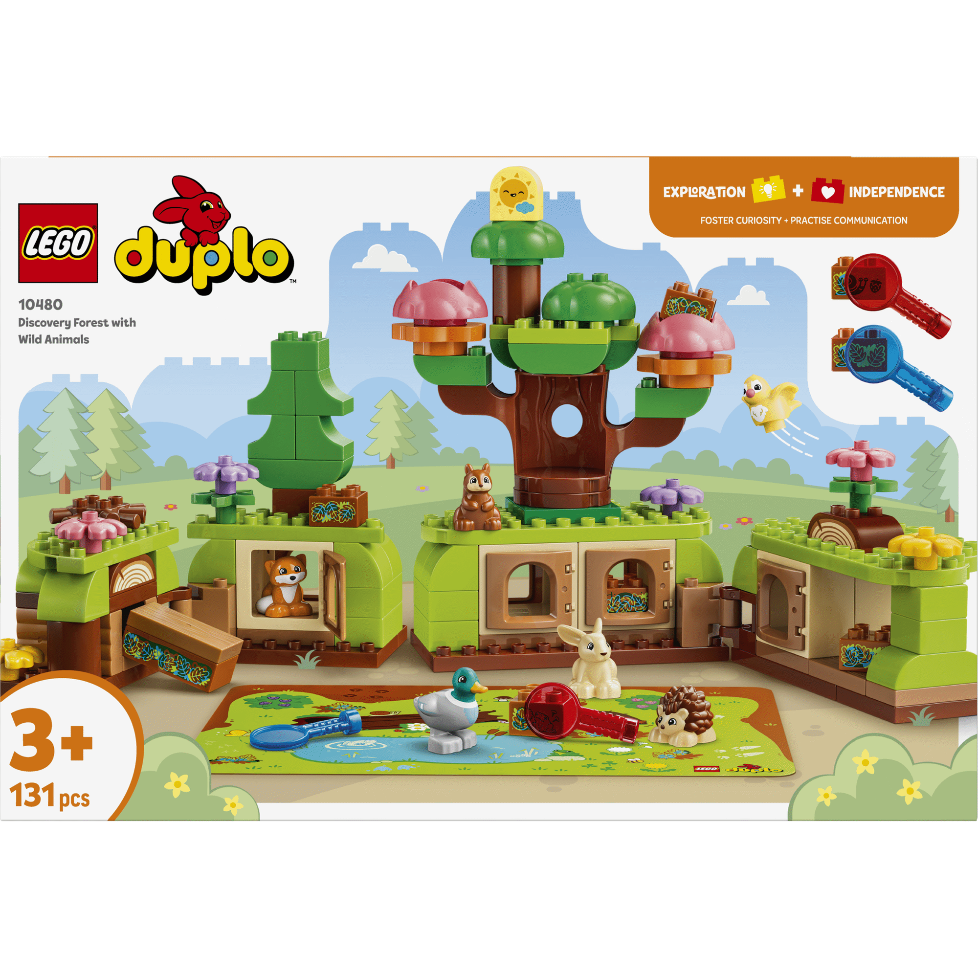 LEGO Duplo - Floresta de Descobertas com Animais Selvagens - 10480