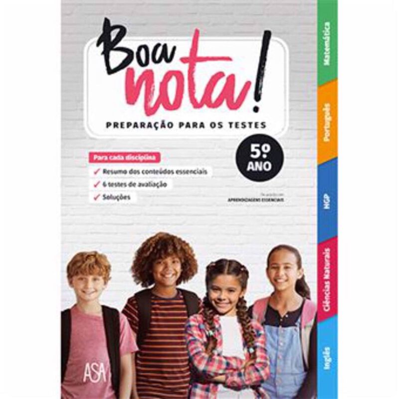 Boa Nota! Preparação para os Testes - 5.º Ano de Asa