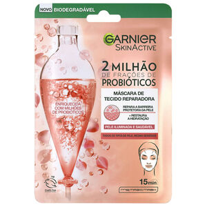 Máscara Facial de Tecido Probiótica Garnier Skin Active