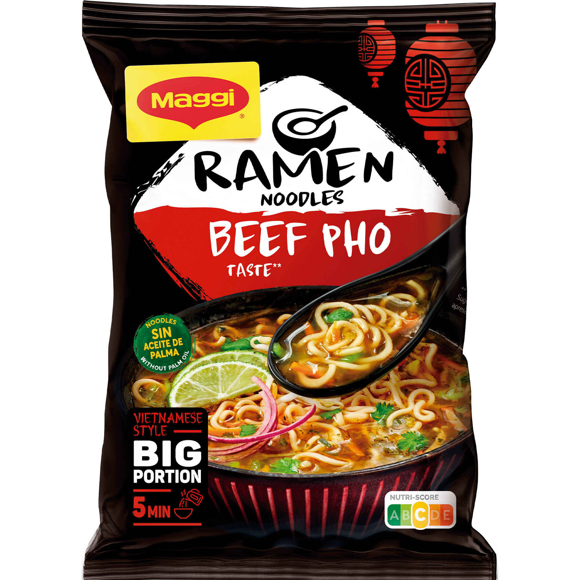 Noodles Ramen Pho Carne de Vaca Maggi