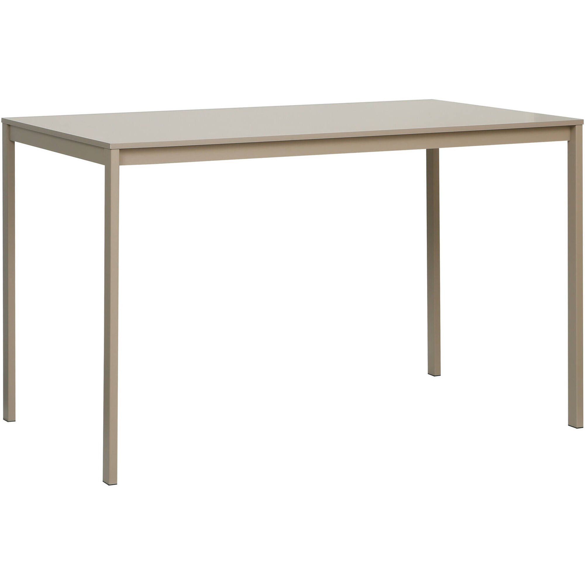 Conjunto de Mesa e 4 Cadeiras Taup&eacute; Kasa