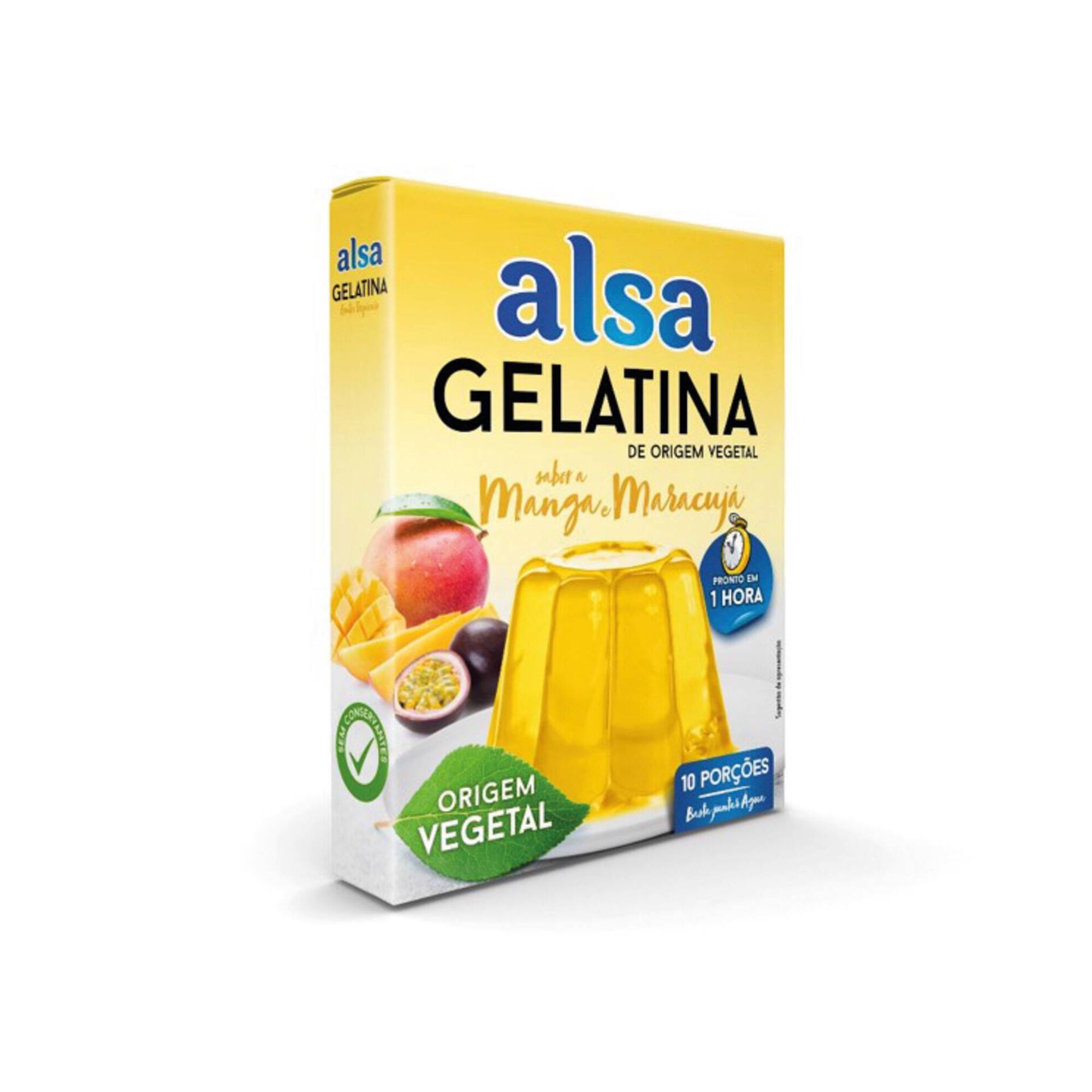 Gelatina em Pó Vegetal de Manga e Maracujá Gelatina em Pó Vegetal de Manga e Maracujá