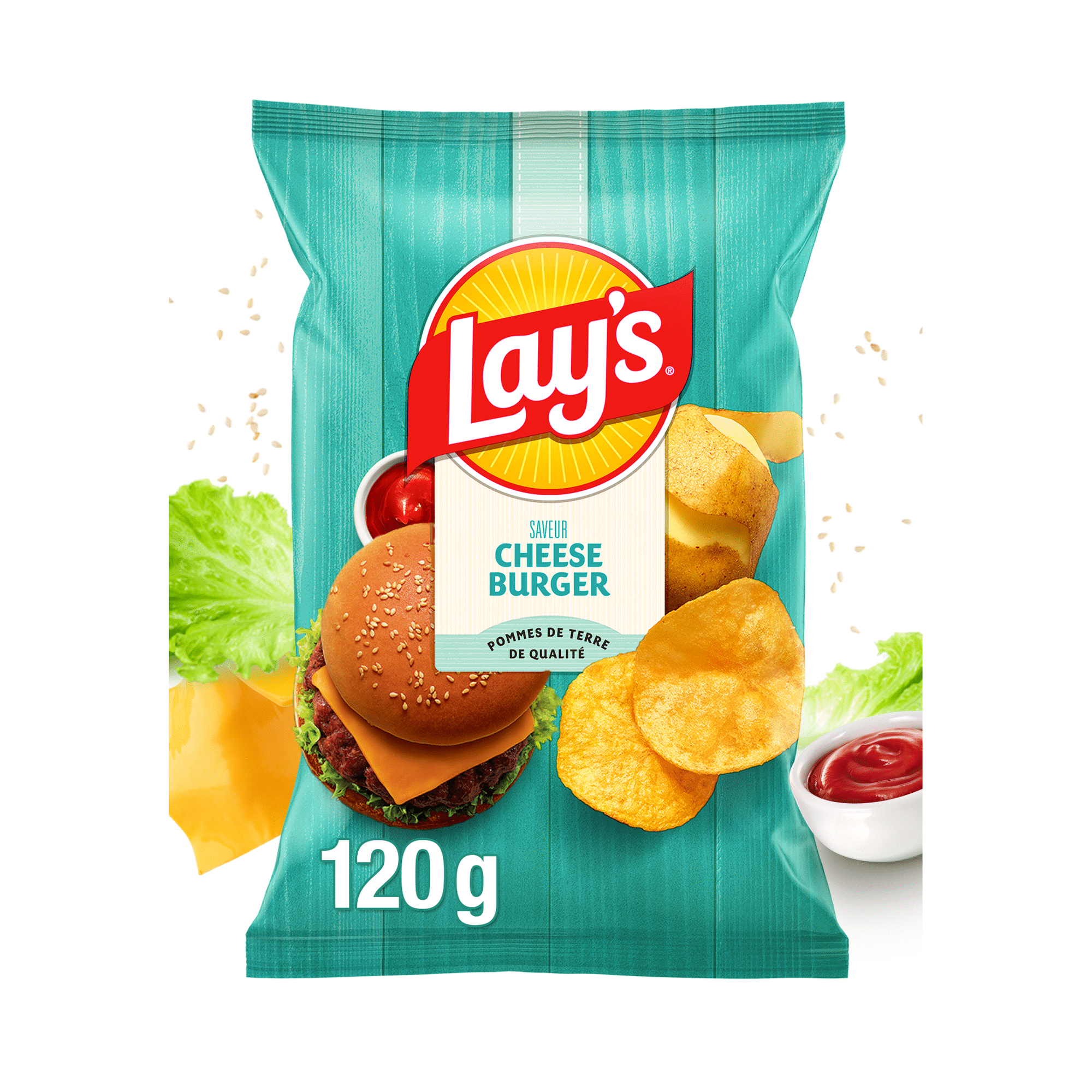 Batata Frita Lisa Sabor Cheeseburger Lay's