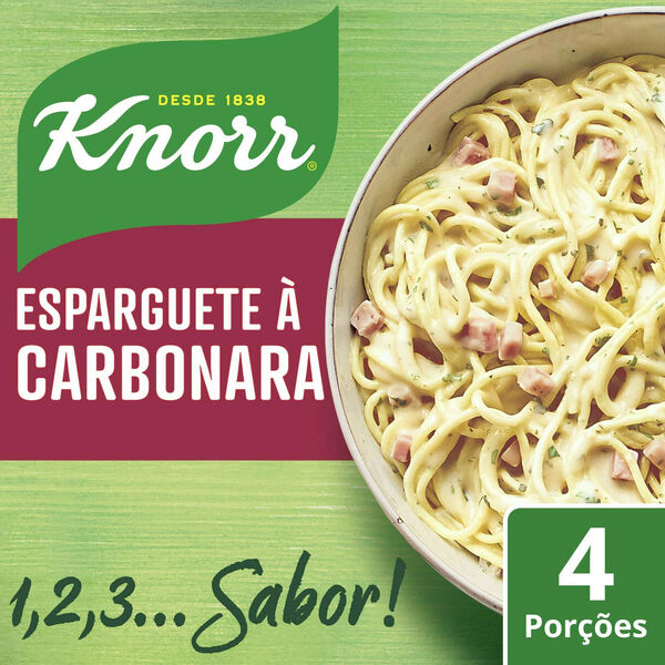 Tempero Esparguete à Carbonara em Saqueta Knorr