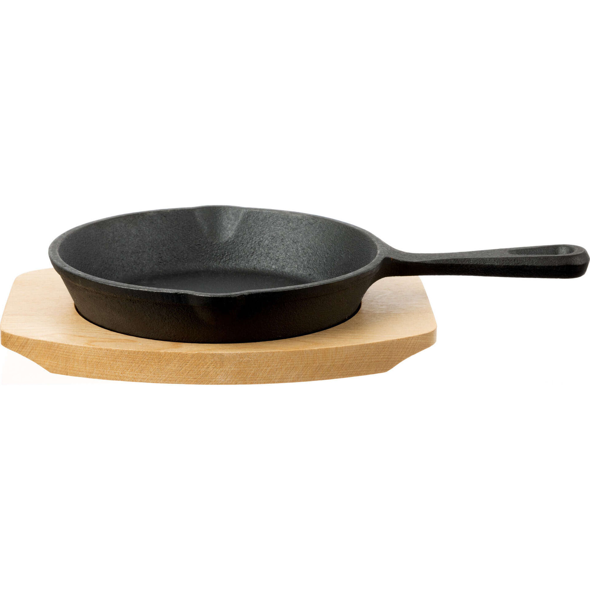 Mini Frigideira Redonda com Base de Madeira Kasa