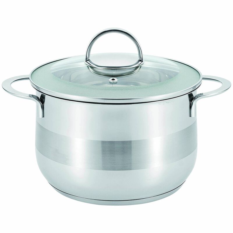 Panela Aço Inoxidável 3,5L Asas e Tampa Clássica Kasa