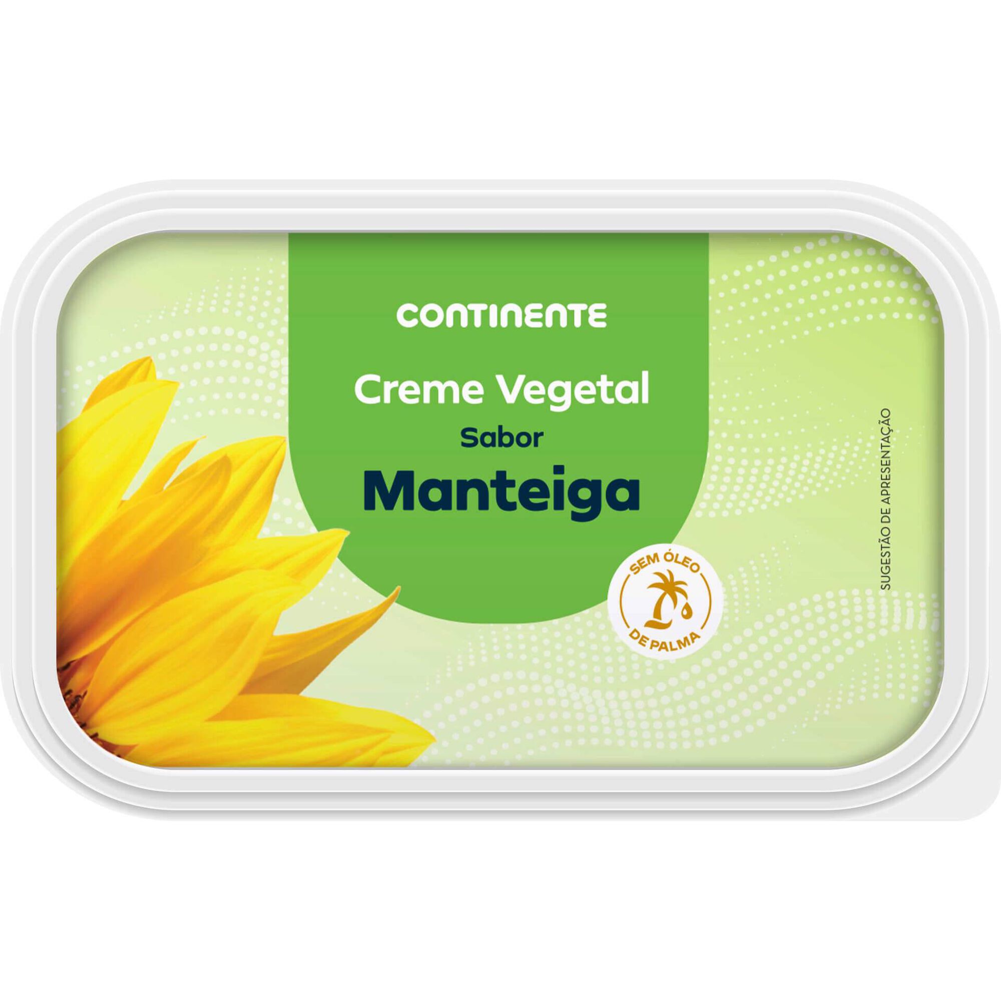 Creme Vegetal para Barrar Sabor a Manteiga Continente