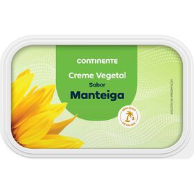 Creme Vegetal para Barrar Sabor a Manteiga Continente
